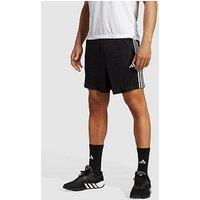 Adidas Performance Train Essentials Piqu&Eacute; 3-Stripes Training Shorts - Black/White