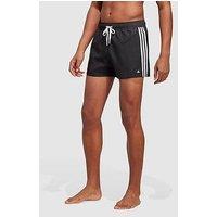 Adidas Sportswear 3-Stripes Clx Swim Shorts - Black/White