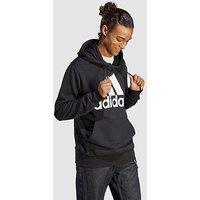 Adidas Sportswear Essentials French Terry Big Logo Hoodie - Black