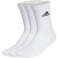 Adidas Sportswear Unisex 3 Pack Cushioned Crew Socks - White