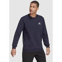 Adidas Sportswear Mens Essentials Sweatshirt (Long Sleeve) - Navy