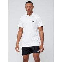 Adidas Performance Train Essentials Training Polo Shirt - White