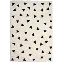 Everyday Snug Shaggy Triangle Rug - Mono