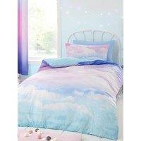 Catherine Lansfield Ombre Rainbow Clouds Duvet Cover Set - Multi
