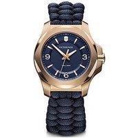 Victorinox I.N.O.X. V, Blue Dial, Blue Paracord Strap, Yellow Stainless Steel Case Swiss Made