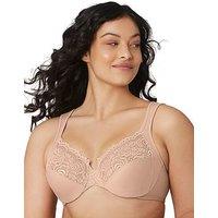 Glamorise Low Cut Wonderwire Lace Bra