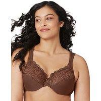 Glamorise Low Cut Wonderwire Lace Bra