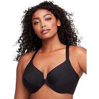 Glamorise Front Close Smoothing Underwire Bra - Black
