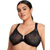 Glamorise Wonderwire Front Close Stretch Lace Bra