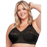 Glamorise Magiclift Non Wire Original Support Bra - Black
