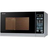 Sharp R372Slm 25-Litre 900W Solo Microwave - Silver