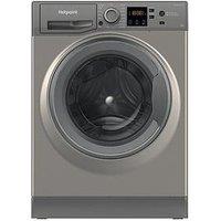 Hotpoint Nswm864Cggukn 8Kg Load, 1600Rpm Spin Washing Machine - Graphite