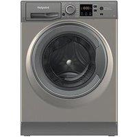 Hotpoint Nswm845Cggukn 8Kg Load, 1400Rpm Spin Washing Machine - Graphite