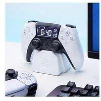 Playstation Ps5 Dualsense Console Controller Alarm Clock - Officially Licensed Playstation Merchandise, Usb-Powered Digital Clock With Snooze Function For Gamers