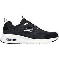 Skechers Skech-Air Court Suede Overlay Lace-Up Trainer