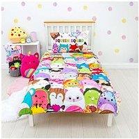 Squishmallows Jazzy Single Panel Duvet Set - Double Sided - Multi