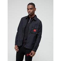 Hugo Emmond Regular Fit Overshirt - Black