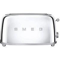 Smeg Tsf01 Retro Style 2 Slice Toaster, 950W - Matte Black