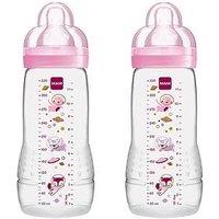 Mam Easy Active Baby Bottle 330Ml 2Pk - Lilac