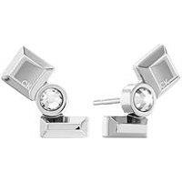 Calvin Klein Women'S Stainless Steel Crystal Stud Earrings