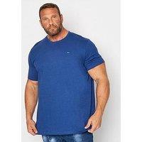 Badrhino Bre Plain Short Sleeve T-Shirt - Blue