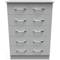 Swift Elton Ready Assembled 5 Drawer Chest - Fsc Certified