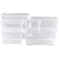 Wham Set Of 7 Crystal Storage Boxes