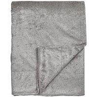 Cascade Home Laura Crushed Velvet Throw - Champagne