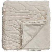 Very Home Bergen Faux Fur Throw - Cream