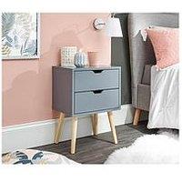 Gfw Nyborg Single 2 Drawer Bedside