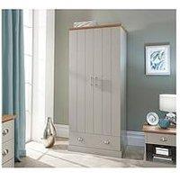 Gfw Kendal 2 Door, 1 Drawer Wardrobe