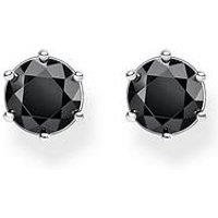 Thomas Sabo Black Stone Ear Studs