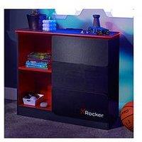 X Rocker Carbon-Tek Gaming Storage Sideboard With Drawers, Shelves And Leds