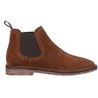 Hush Puppies Shaun Suede Chelsea Boots - Light Brown