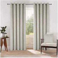 Very Home Asha Velour Eyelet Curtains