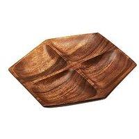 Premier Housewares Kora Acacia Wood Square Serving Dish