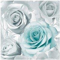 Muriva Madison Glitter Wallpaper - Aqua