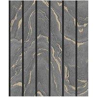 Muriva Woodgrain Panel Wallpaper