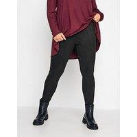 Yours Scuba Suede Legging Black