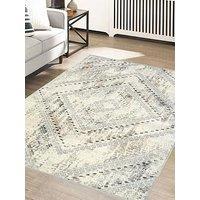 Abstract Diamonds Rug - Cream