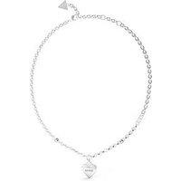 Guess Falling In Love 16-18'' Fine Chain Necklace