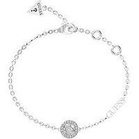 Guess Color My Day Clear Charm Bracelet Silver