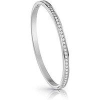 Guess Color My Day Clear Bangle Silver