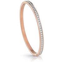 Guess Color My Day Clear Bangle Rose Gold