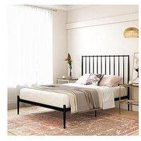 Dorel Home Giulia Modern Metal Double Bed Frame - Black