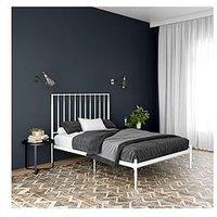 Dorel Home Giulia Modern Metal Double Bed Frame - White
