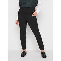 Yours Curve Womens Bengaline Slim Leg Trousers