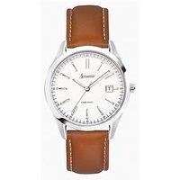 Accurist Everyday Mens Brown Leather Strap Analogue Watch