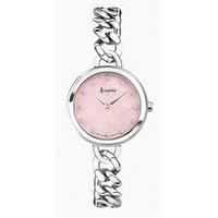 Accurist Jewellery Womens Silver Stainless Steel Chain Analogue Watch