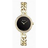 Accurist Jewellery Womens Gold Stainless Steel Chain Analogue Watch